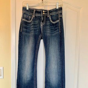 Vigoss Boot Cut Jeans with Bling